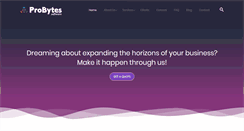 Desktop Screenshot of probytes.net